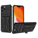 For iPhone 16 series phone case with card holder stand